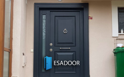 Modern Gray House Door Esadoor-1012