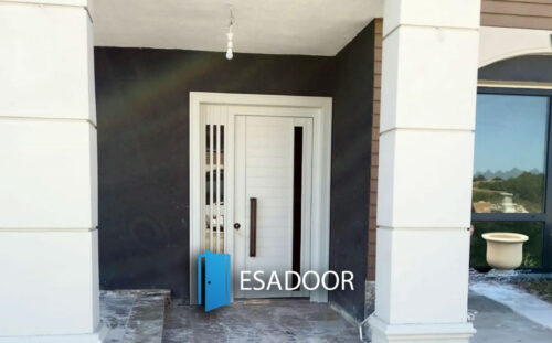 White Modern House Villa Door Esadoor-1015