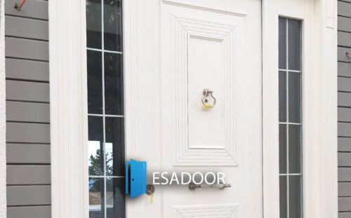 Modern White Villa Steel Door Esadoor-1027