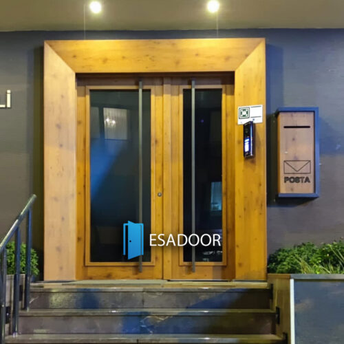 Glass Apartment Steel Door Esadoor-1044