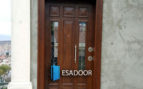 Glass House Villa Steel Door Esadoor-1046