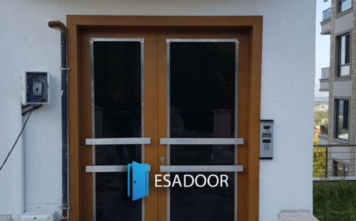 Glass House Villa Steel Door Esadoor-1047