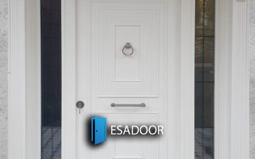 Modern White Villa House Entrance Door Esadoor-1055